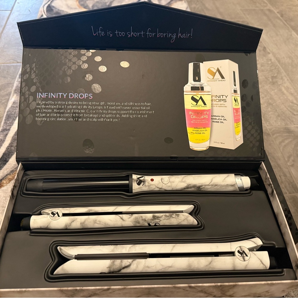 SA White and‎ Black Hair Styling Set